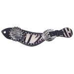 Tough 1 Ladies Size Hair On Zebra Pattern Spur Straps Horse Tack Equine 78-9007. Fixed Price $24.00.