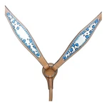 Hilason Western Leather Breast Collar Turquoise Leopard For Horses. Fixed Price $84.99.