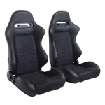 Racing Seat High Quality Pvc & Suede Material With Double Slider 2PCS. Fixed Price $419.00.