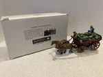Dept 56 Loading The Horse-drawn Squash Cart Bachman 110TH 753-6 W/ Box Euc. Fixed Price $18.95.