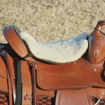 Cashel Western Saddle Long Fleece Tush Cushion, Tan One Size,. Fixed Price $88.99.