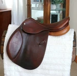 17" Long Flap Pessoa Xch Saddle Rodrigo English Hunter/jumper Adjustable Tree. Fixed Price $1095.00.