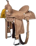 15" Western Roughout Saddle - Amarillo By Royal King Tooled Leather. Fixed Price $581.16.