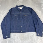 Vintage 70S Saddle King Western Denim Jean Trucker Jacket Men's 58 Big Usa. Fixed Price $84.99.