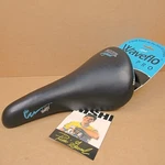 Nos Viscount Waveflo Professional Saddle W/flolite Liquid..black W/blue Accents. Fixed Price $9.99.