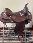 17" Circle Y Park And Trail Suede Seat Saddle. Fixed Price $1299.00.