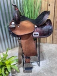 14" Circle Y Nbha Western Barrel Saddle Semi Clean!. Fixed Price $625.00.