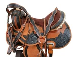 Western Trail Saddle Horse Pleasure Tooled Leather Tack Set 15 16 17 18. Fixed Price $399.63.