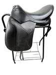 Stubben Euphoria Dressage Saddle Black W/bling 17.5" M-w Tree, 17"FLAP,GIRTH. Fixed Price $2250.00.