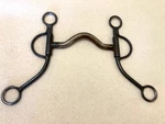 Greg Darnall Wide Port Loomis Shank Bit With Inlaid Copper Bars. Fixed Price $105.00.