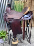 16" C.vega (langley, Ok) Handmade Western Ranch Horse Roping Saddle. Fixed Price $1250.00.