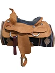 New Billy Cook Western Reining Saddle 15.5" Seat 106000-16 Up. Fixed Price $2595.00.