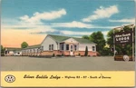 Denver, Colorado Postcard Silver Saddle Lodge Hwy 85 & 87 / Colourpicture Linen. Fixed Price $5.33.