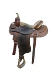 2-1250 14 Inch Courts Saddlery Western Barrel. Fixed Price $1287.00.