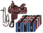 Western Saddle Only Pkg - All Around Trail 15", 16" 17" Seat 3 Colors. Fixed Price $732.88.