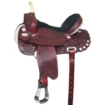 45HS Hilason Western Horse Treeless Trail Barrel Saddle American Leather. Fixed Price $749.95.