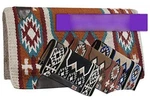 Showman 36" X 34" Cutter Saddle Pad W/ Memory Felt Bottom & Navajo Design. Fixed Price $86.99.