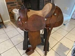 15" Longhorn Roping Saddle - Used. Fixed Price $750.00.