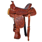 Bh 16 Hilason Western Horse Saddle American Leather Ranch Roping Cowboy. Fixed Price $749.95.