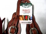 "new" TOUGH-1 Ladies Sz Medium Oil Leather Stitched Floral Pattern Spur Straps. Fixed Price $19.99.