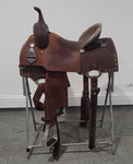 15" Silver Star Saddlery Buster Welch Barrel ( Wide Tree, Chocolate.... Fixed Price $1600.00.