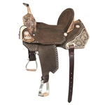 Hilason Western Horse Flex Tree Barrel Trail In American Leather Saddle Brown. Fixed Price $749.95.