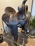 Antique Hamley &co Saddle 1909 Rideable Western Collectible Leather. Fixed Price $2800.00.
