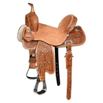 Hilason Flex Tree Western Horse Saddle In American Leather Barrel Trail For. Fixed Price $749.95.