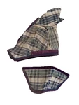 Kensington Fly Mask Combo W/nose & Ears Purple/tan Size Medium Great Condition. Fixed Price $18.99.