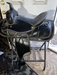 Weaver Leather 15 Black Western Pleasure Trail Saddle Clean, Solid Tree. Fixed Price $289.95.