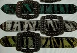 Ladies Belt Style Spur Straps Zebra Cowhide New Horse Tack! Your Color Choice. Fixed Price $22.50.