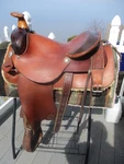 15'' Bob Skellett Qh Bars Western Roper Roping Saddle 36# Rear Cinch Usa Ny. Fixed Price $350.00.