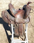 Vintage Al Furstnow #405 Saddle Miles City, Montana - 12 " Seat Tooled. Fixed Price $549.02.