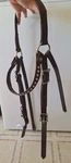 Draft Horse Bridle, Biothane, Bling Browband, Brand New, From Two Tack. Fixed Price $40.00.