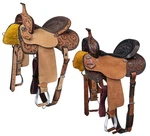 15" Western Barrel Saddle - Hawley By Royal King Light Oil Or Two Tone. Fixed Price $516.66.