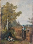 William Dala Montague Cary American Listed (1840-1922)1860 Oil Painting Antique. Fixed Price $795.00.