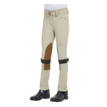 CO7851 Rj Classics Girl's Collette Knee Patch Jodhpur - Sand. Fixed Price $159.50.