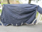 78'' Horseware Rambo Turnout Lite Blanket Waterproof Ballistic Nylon Navy. Fixed Price $175.00.