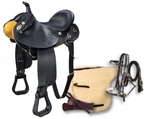 Australian Outback Saddle - Only Or Pkg Black Dark Oil 17" 18". Fixed Price $564.32.