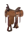Silver Royal Western Saddle Rio Bravo Roping Leather Brown SR22. Fixed Price $1037.83.