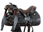 Pro Western Saddle Barrel Horse Racing Pleasure Leather Tack Set 15 16 17 18. Fixed Price $399.65.