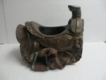 6" Western Saddle Statue Cowboy Horse Decoration Shelf Display Heavy Solid. Fixed Price $79.99.