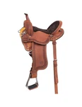 Circle Y Saddle Team Camarillo 14 1/2 Wide Chocolate Suede 4519. Fixed Price $5019.95.