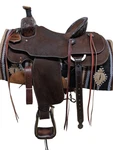 15.5" New Loredo Western Team Roping Saddle 1-1147. Fixed Price $2595.00.