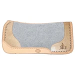 Showman Barbwire Tooled Argentina Cowhide Saddle Pad W/ Barrel Racer Design. Fixed Price $124.95.