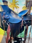 Doug Scism Western Roping Saddle - Cutting Ranch. Fixed Price $1400.00.