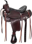 Western Draft Trail Pleasure American Leather Saddle For Horses. Fixed Price $1499.99.