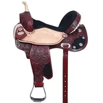 76HS Flex Tree Western Horse Saddle American Leather Trail Barrel By Hilason. Fixed Price $749.95.