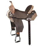 Hilason Western Horse Flex Tree Barrel Trail In American Leather Saddle Brown. Fixed Price $749.95.
