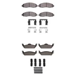For Dodge Dakota 03-04 Super Heavy Duty Semi-metallic Front & Rear Brake Pad Set. Fixed Price $121.58.